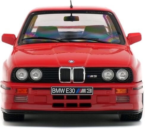 SOLIDO - BMW - M3 E30-1990 Collectible Miniature Car, 1801502, Red in Saudi Arabia