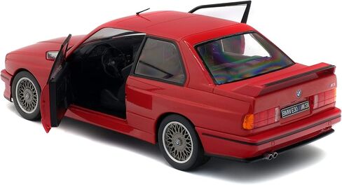 SOLIDO - BMW - M3 E30-1990 Collectible Miniature Car, 1801502, Red in Saudi Arabia