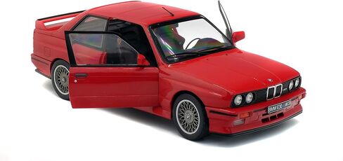 SOLIDO - BMW - M3 E30-1990 Collectible Miniature Car, 1801502, Red in Saudi Arabia