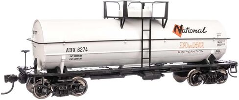 Walthers Mainline 910-48423 HO Scale 36' 10,000-Gallon Insulated Tank Car w/Large Dome, Bolted Jacket - Ready to - National Starch & Chemical ACFX #6274 in Saudi Arabia
