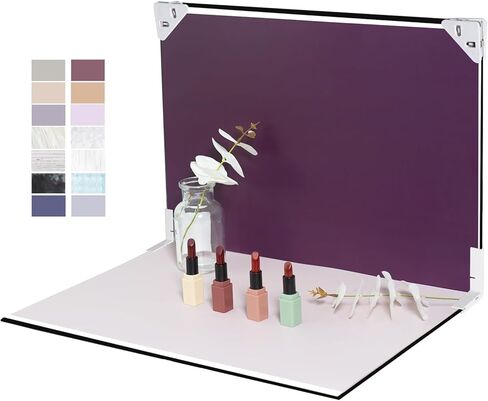 Food Photography Photo Backdrops Board: 7Pcs 12Patterns Product Background Table Top Kit - Flat Lay Props for Jewelry.(Medium Size 16x13in) in Kuwait