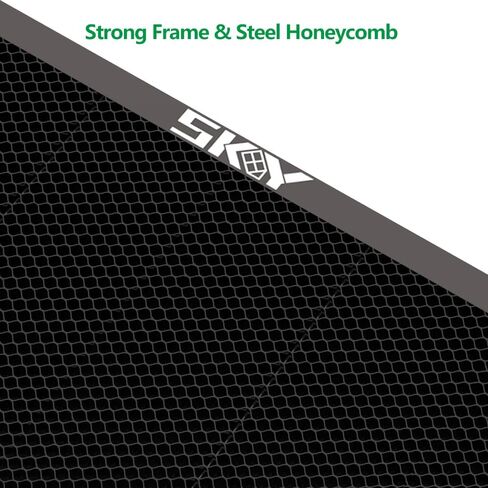 سرير ليزر SKOUPHY Update P2 CO2 بطبقة ليزر مقاومة للحرارة، منطقة عمل على شكل قرص العسل 605 * 300 مم مع دبابيس تثبيت لقاطع الليزر XTool P2/ P2S in Kuwait