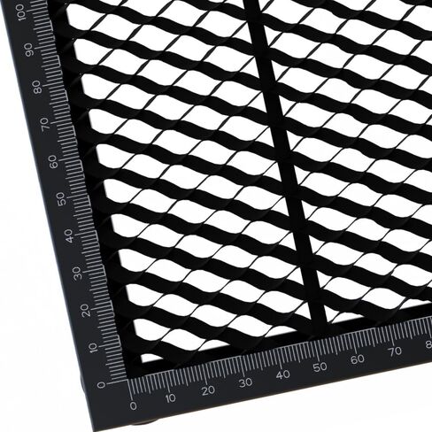 سرير ليزر مطلي مقاوم للحرارة على شكل قرص العسل من SKOUPHY لنقش الليزر Wecreate Vision 20W 40W، سرير على شكل قرص العسل مع دبابيس تثبيت لقاطع الرؤية بالليزر 17.79 * 13.15 * 0.62 بوصة in Kuwait