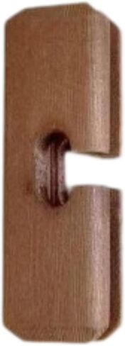 Cord Length Adjuster for Pendant Lights Shorten Lamp Cords Easily, Wooden Lamp Cord Shortener, Cable Management Accessory, Brown in Saudi Arabia