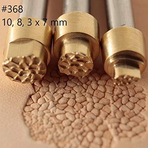 DandS ltd Leather Stamp Tool, Pebble, Professional Steel Craft Tool for Leatherworking, Embossing, Carving & Stamping Leather Projects, Belts, Wallets & DIY Projects Compatible with Mallet #368 in Saudi Arabia