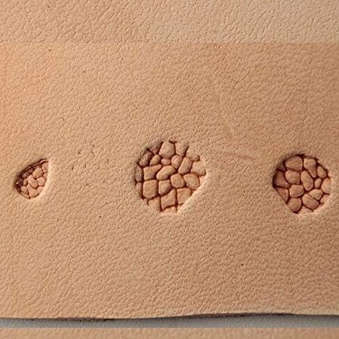 DandS ltd Leather Stamp Tool, Pebble, Professional Steel Craft Tool for Leatherworking, Embossing, Carving & Stamping Leather Projects, Belts, Wallets & DIY Projects Compatible with Mallet #368 in Saudi Arabia