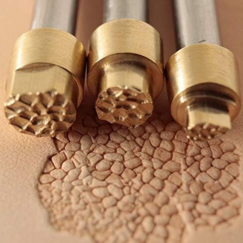 DandS ltd Leather Stamp Tool, Pebble, Professional Steel Craft Tool for Leatherworking, Embossing, Carving & Stamping Leather Projects, Belts, Wallets & DIY Projects Compatible with Mallet #368 in Saudi Arabia