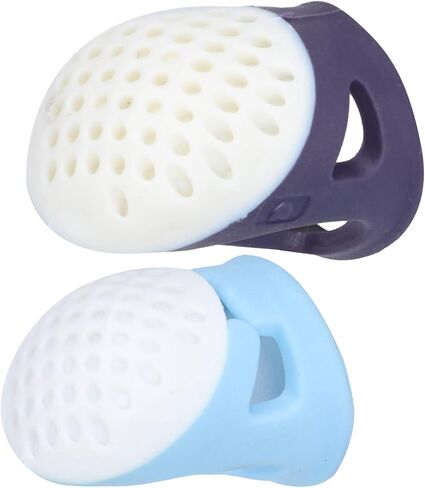2PCS Finger Protectors, Silicone Thimble Sleeve, Fingerstall | Quilting Craft Accessories | Sewing Thimble Set | Finger Guard | Embroidery Supplies for Sewing Hand in Saudi Arabia