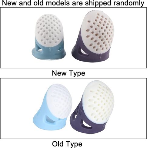 2PCS Finger Protectors, Silicone Thimble Sleeve, Fingerstall | Quilting Craft Accessories | Sewing Thimble Set | Finger Guard | Embroidery Supplies for Sewing Hand in Saudi Arabia
