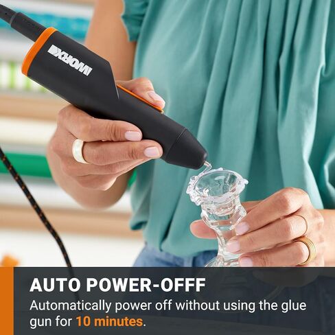 Cordless Hot Glue Gun 20V, 30-Second Fast Heating Glue Gun Kit with 10 Pcs Full Size Sticks, Auto Power-Off Hot Melt Glue Gun for DIY, Arts & Crafts, Decorations in Saudi Arabia
