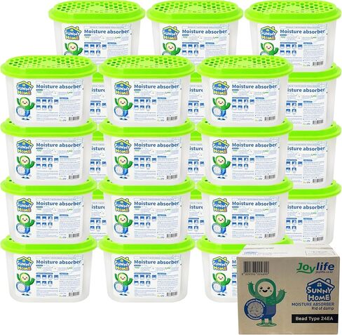 صني هوم (3 عبوات) ممتص للرطوبة 9.17 أونصة، غير معطر، مزيل للرائحة، مزيل الرطوبة ومزيل الروائح الكريهة للخزانة والحمام والمطبخ في المنزل والمركبات الترفيهية. in Kuwait