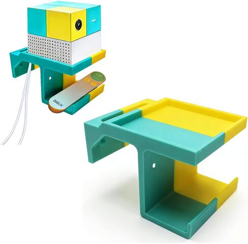 حامل مطبوع ثلاثي الأبعاد مثبت على الحائط لوحدة تحكم Nex Playground، منفذ كابل مدمج، حامل جهاز تحكم مخفي، لإعداد الألعاب العائلية، أكثر متانة ومقاومة للماء من الخشب/الأكريليك in Kuwait