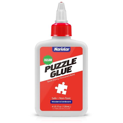 غراء أحجية الصور المقطوعة الخشبية - مثالي لـ 1000/1500/3000 قطعة من الورق المقوى والألغاز الخشبية، 4 أونصة سائلة (120 مل) in Kuwait