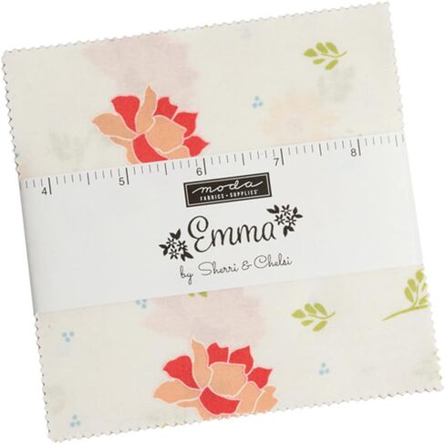 Moda Fabrics Emma Charm Pack by Sherri & Chelsi; 42-5'' Precut Fabric Quilt Squares in Saudi Arabia