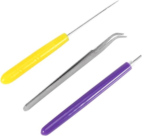 3 Piece Quilling Paper Tool Kit, Slotted Pen Tweezer Needle for Handmade Greeting Cards Scrapbooking Paper Art DIY Craft Supplies Beginners in Saudi Arabia