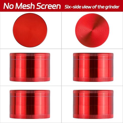HNYYZL 2.5'' Spice Grinder,Kitchen Tool Pepper Grinder Spice Grinder for Kitchen (Red) in Saudi Arabia