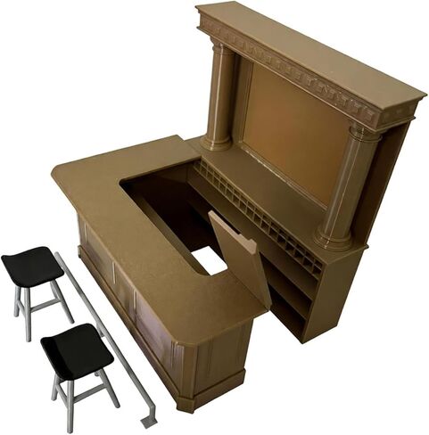 1/12 Bar Counter Model DIY Set Role Play Games Diorama Decoration Creative in Saudi Arabia