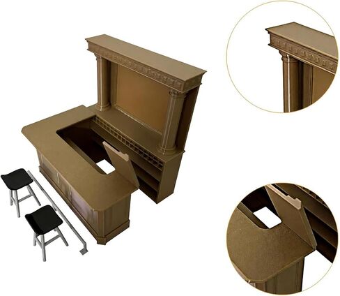 1/12 Bar Counter Model DIY Set Role Play Games Diorama Decoration Creative in Saudi Arabia
