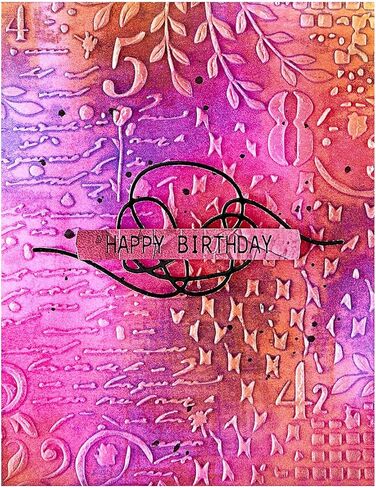 Spellbinders Distress Mix 3D Embossing Folder, Clear in Saudi Arabia