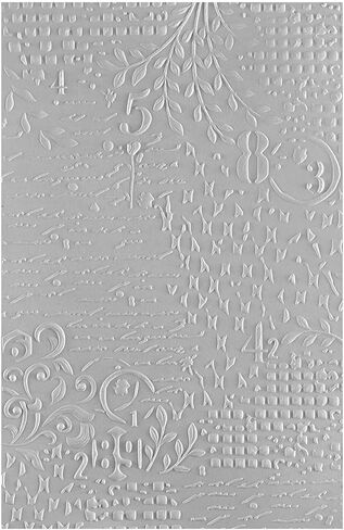 Spellbinders Distress Mix 3D Embossing Folder, Clear in Saudi Arabia
