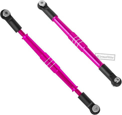 RC Turnbuckles Links w/ 25T Servo Arm Upgrades Part for 1/8 Kraton 6S BLX,Outcast 6S BLX,Notorious 6S BLX,Alloy Aluminium Steering Linkage Rod Turnbuckles Tie Rods & Servo Arm,Pink in Saudi Arabia