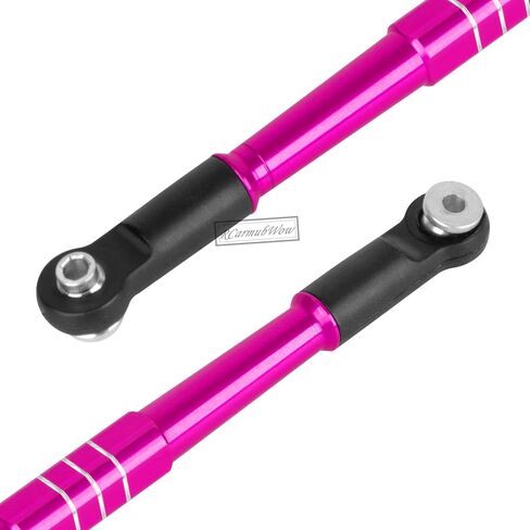 RC Turnbuckles Links w/ 25T Servo Arm Upgrades Part for 1/8 Kraton 6S BLX,Outcast 6S BLX,Notorious 6S BLX,Alloy Aluminium Steering Linkage Rod Turnbuckles Tie Rods & Servo Arm,Pink in Saudi Arabia