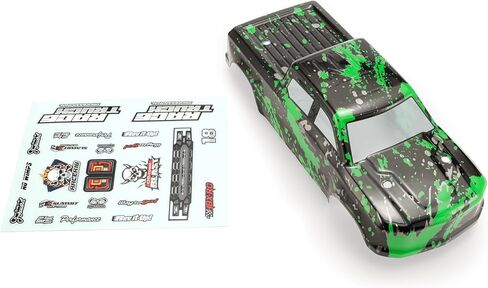 HAIBOXING 18859E RC Car Body Shell (Green), 1/18 Scale Replacement Truck Body with Decal Sheet, Compatible with 2025 Version RC Trucks 18859E (P1864) in Saudi Arabia