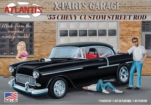 Atlantis 1955 Chevy XPARTS 1:25 Plastic Model KIT in Saudi Arabia