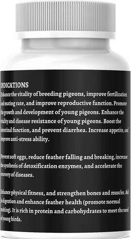 حبوب الكنز للحمام - دعم الخصوبة، تعزيز النمو ومحسن الجهاز المناعي - مكمل طبيعي للسباق والتربية والحمام الصغير - فيتامينات للصحة والأداء in Kuwait