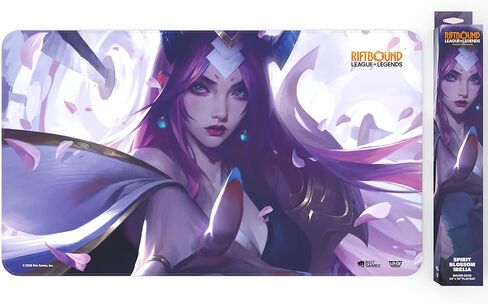 Riftbound: League of Legends - Playmat: Irelia -TCG Spiritforged Spirit Blossom، 24x14، نيوبرين، فن الشخصيات، ملحقات ألعاب بطاقات التداول على الطاولة in Kuwait