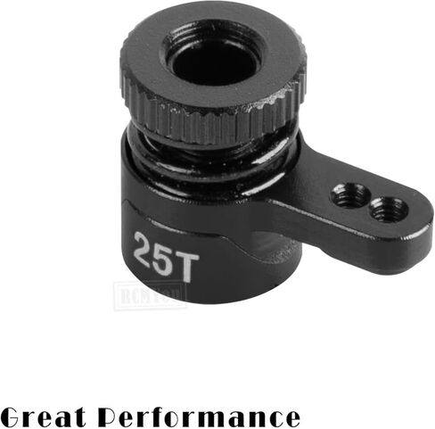 RC الألومنيوم 25T تفريغ ذراع المؤازرة التوجيهية الجزء لـ 1/10 RBX10 SCX10 90046 Capra 1.9 UTB LOSI، سبيكة 25T ذراع مؤازر يقفز لأعلى، أسود in Saudi Arabia