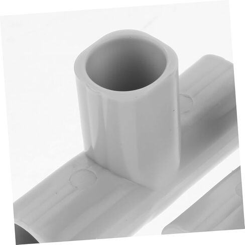 Totority Baby Playpen T Connector 4-Pack Steel Pipe Fittings 3-Way داخلي في الهواء الطلق سياج الملحقات 3.34 × 1.96 × 0.98 بوصة لقطع غيار روضة الأطفال الآمنة in Kuwait