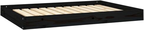 vidaXL Solid Pinewood Dog Bed, Honey Brown Color, Wooden Pet Sofa Lounge, Comfortable Rest for Dogs, Minimalist Design for The Living Room or Bedroom in Saudi Arabia