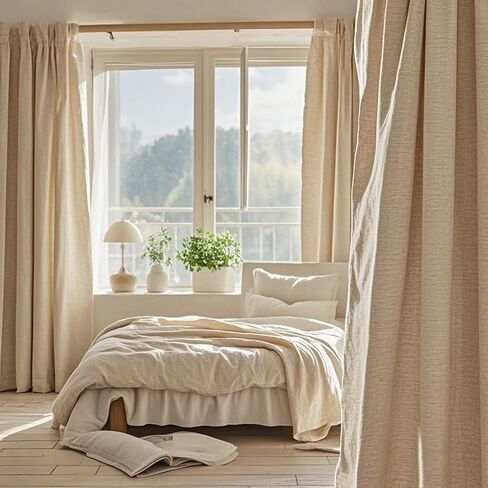 10 Yards 100% Cotton Muslin Fabric Natural Unbleached Linen Fabric by The Yard 63 inch x 10 Yards Unbleached Muslin Linen Fabric Material for Sewing Material Apparel Cloth in Kuwait