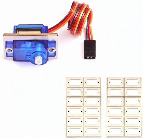 24 قطع الخشب سيرفو جبل 9G قطع الغيار RC نموذج طائرة التجهيزات DIY الملحقات استبدال جزء سيرفو قوس قاعدة التوجيه in Saudi Arabia