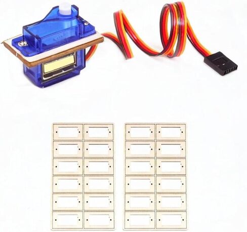 24 قطع الخشب سيرفو جبل 9G قطع الغيار RC نموذج طائرة التجهيزات DIY الملحقات استبدال جزء سيرفو قوس قاعدة التوجيه in Saudi Arabia