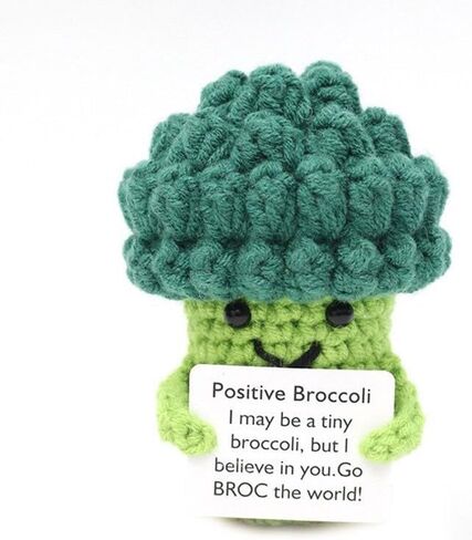 Cute Funny Positive Gifts for Friends Sister Emotional Inspirational Support Gift for Girls Women Men, Handmade Crochet with Positive Card in Saudi Arabia