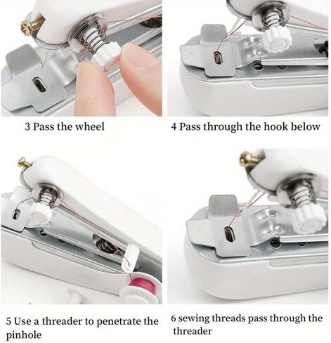 Mini Single Stitch Handheld Sewing Machine Portable Stitch Manual Portable Sewing Machine for Home Travel Use in Saudi Arabia