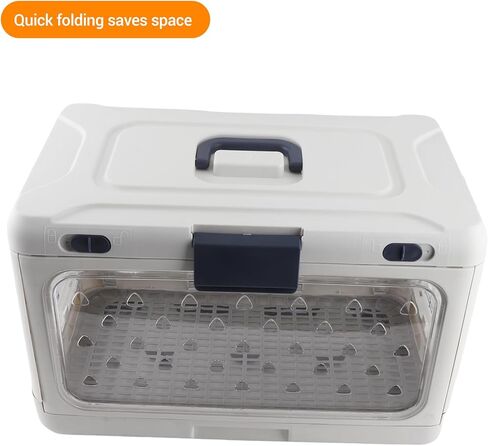 Haofy Portable Cat Kennel Large Capacity Foldable Transparent Crate Airline Approved Pet Carrier for Car Airplane Small Apartments RV Life Daily Use in Saudi Arabia