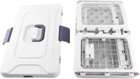 Haofy Portable Cat Kennel Large Capacity Foldable Transparent Crate Airline Approved Pet Carrier for Car Airplane Small Apartments RV Life Daily Use in Saudi Arabia