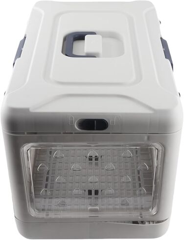 Haofy Portable Cat Kennel Large Capacity Foldable Transparent Crate Airline Approved Pet Carrier for Car Airplane Small Apartments RV Life Daily Use in Saudi Arabia