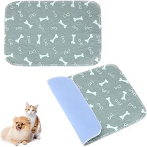 2pcs Pet Pads with Pheromones, 60x40cm/23.62x15.75in Reusable Washable Thickened Puppy Pee Pads for Dogs & Cats Leak-Proof & Anti-Slip Absorbent Pet Training Supplies in Saudi Arabia
