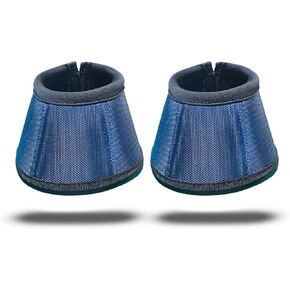 أحذية جرس الفروسية الاحترافية، غطاء واقٍ من النايلون الباليستي باللون الأزرق الداكن مع حافة مبطنة، زوج واحد in Kuwait