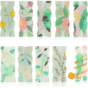 10 قطع منظم مجوهرات خالٍ من التشابك، حامل بطاقة عرض القلادة العالمي، حاويات قلادات محمولة قابلة لإعادة الاستخدام ومنظم للسفر (زهرة) in Kuwait