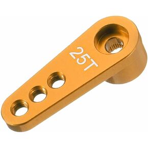 MECCANIXITY Metal 25T 25 Teeth Steering Servo Single Arm Horn Gold for DIY RC Car/Boat/Airplane Boat Accessories in Kuwait