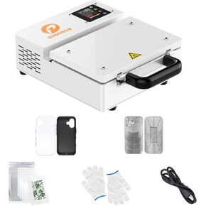 Phone Case Heat Press Machine for iPhone,3D Sublimation Vacuum Heat Press Machine for Sublimation Blanks Phone Cases, Airpods,Headphone,DIY Customize Phone Case Printer Machine (White) in Saudi Arabia