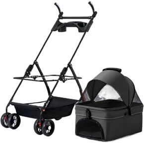 Pet Strollers Pet Stroller for Outings, Small Pull Cart, Puppy Stroller, Dog Walking Cart, Small, Lightweight, Foldable Cat Pet Stroller Medium(G,D) in Kuwait