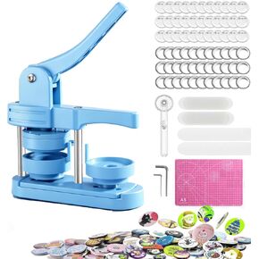 Button Maker Machine Kit 58mm(2.25in) – DIY Pin Badge Press with 100 Buttons, Custom Pin Maker for Crafts, Parties & Gifts in Saudi Arabia