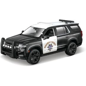Maisto 1:24 Design Authority 2021 Chevrolet Tahoe, Black & White CHP in Saudi Arabia