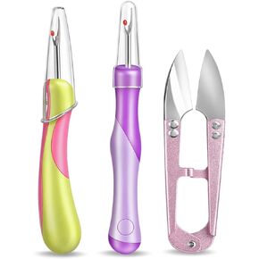 ZJO Seam Ripper and Thread Cutter Kit 2 Seam Rippers and 1 Thread Snips for Sewing, Quilting, and Embroidery Projects in Kuwait